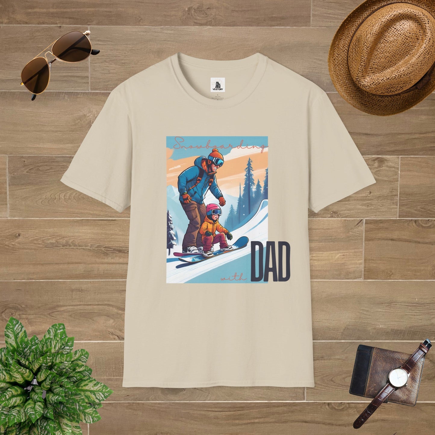 Snowboarding With Dad T-Shirt