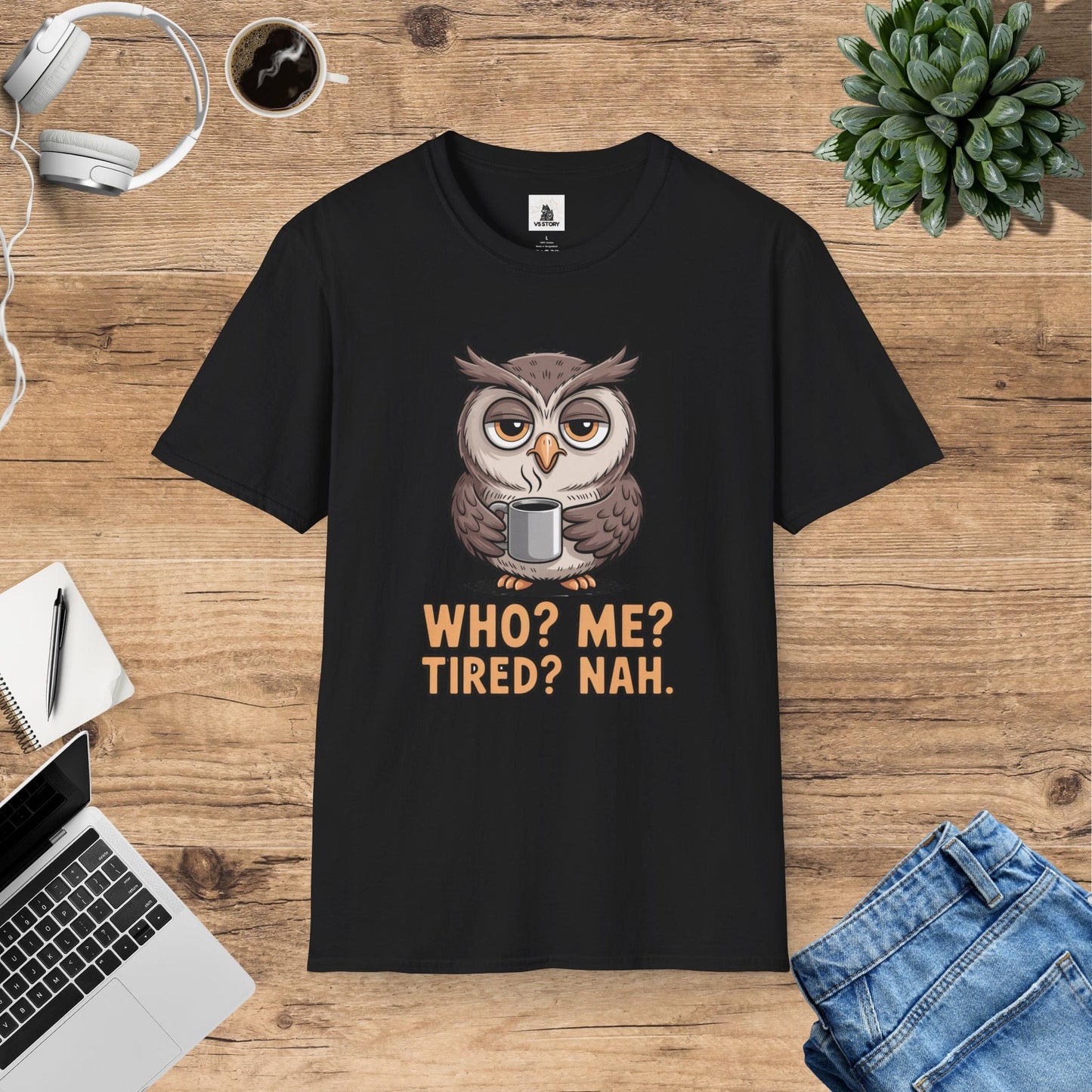 Oliver The Owl Night Shift Worker T-Shirt
