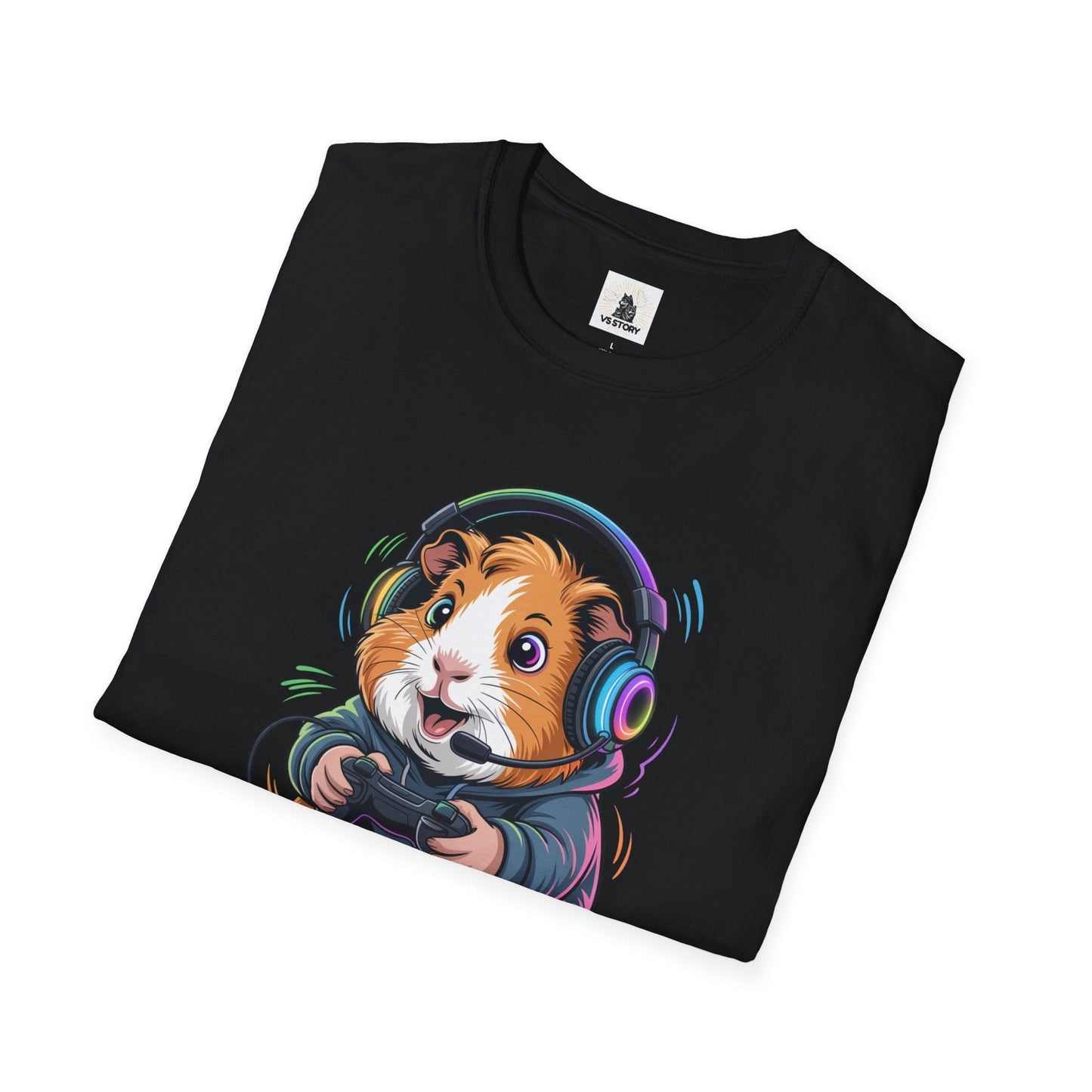 Gordon The Gaming Guinea Pig - Level Up Life T-Shirt