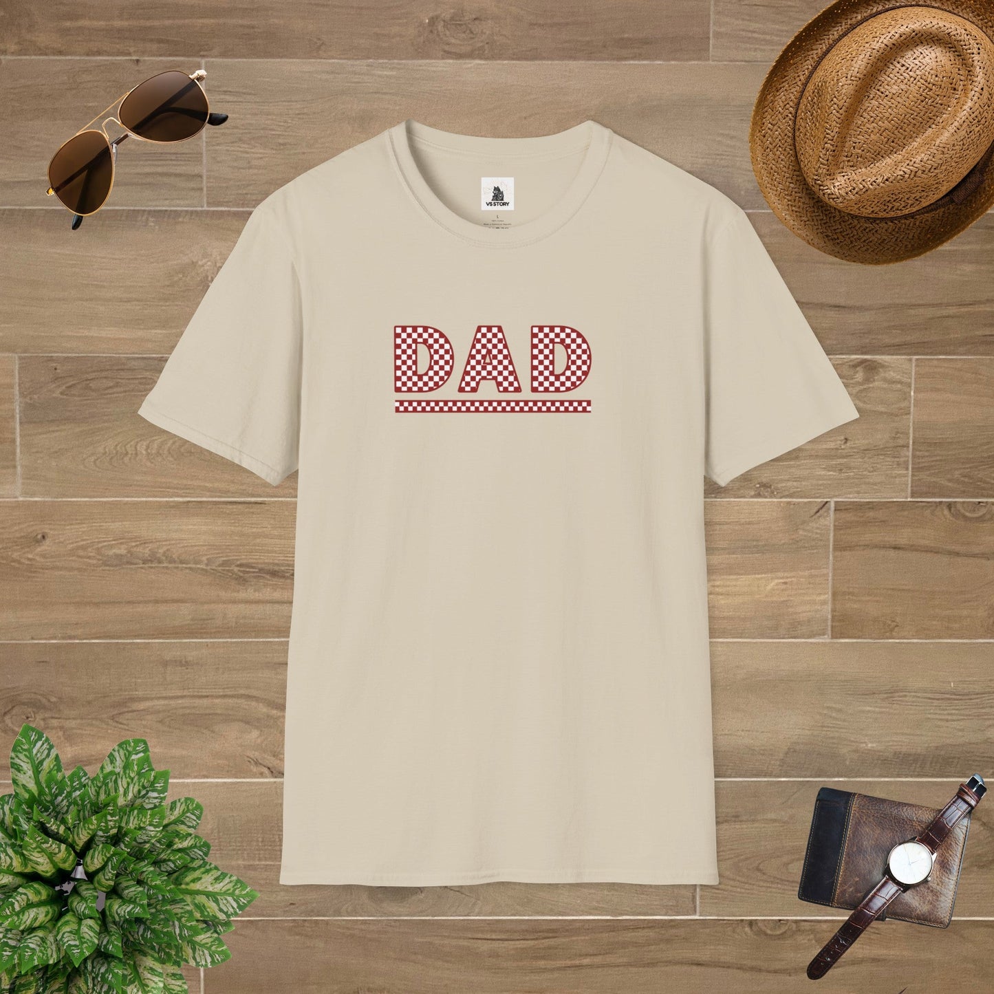 Checkered Dad T-Shirt