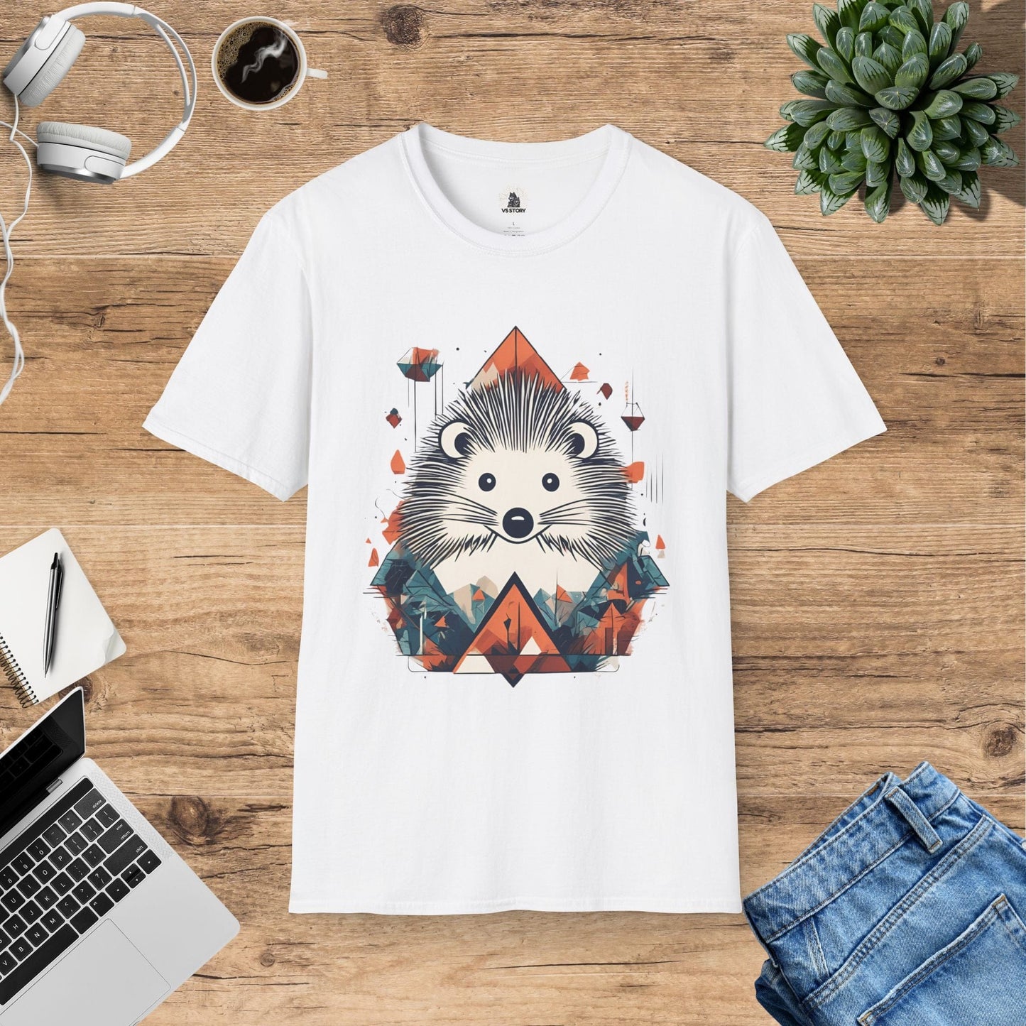 Henrietta the Happy Hedgehog - Small Joys, Big Smiles T-Shirt