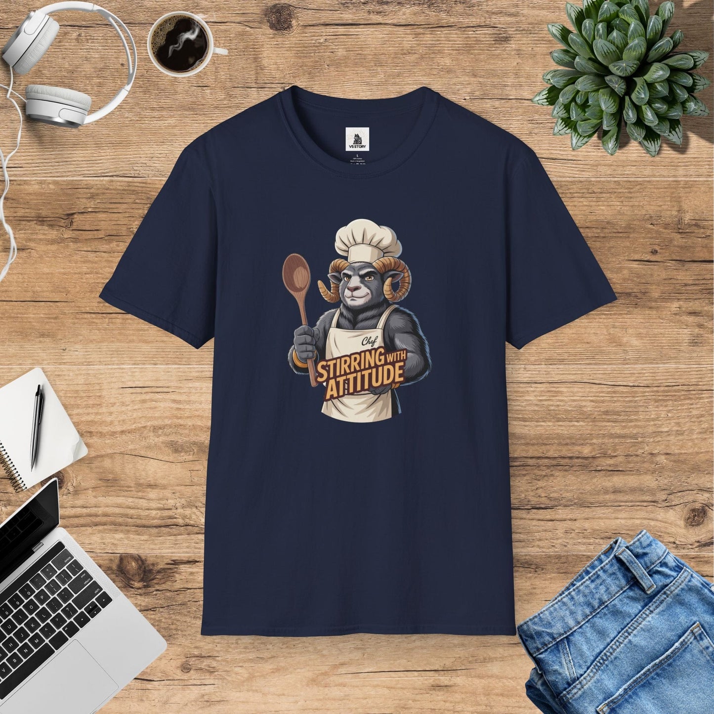 Chef Ramon The Ram - Stirring With Attitude T-Shirt