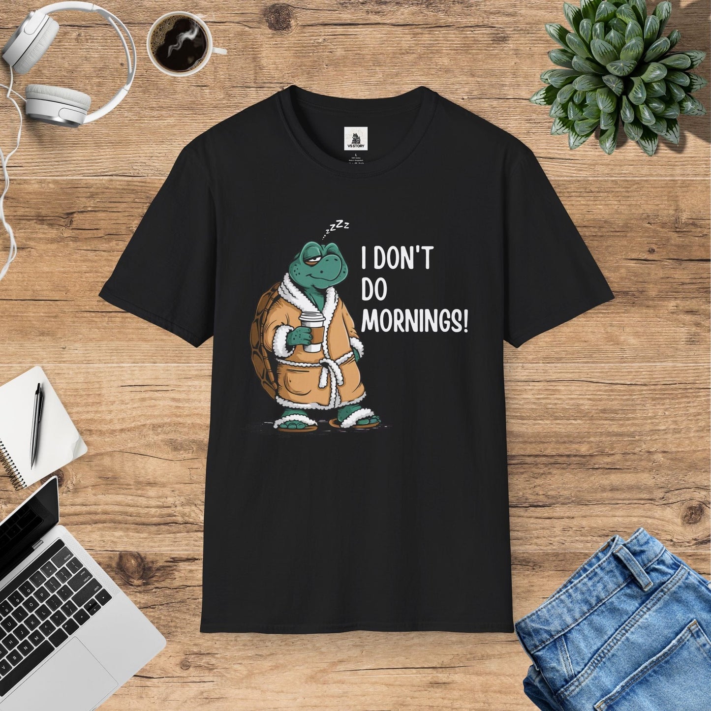 Winston the Wise Turtle - Slow Down & Enjoy Life T-Shirt