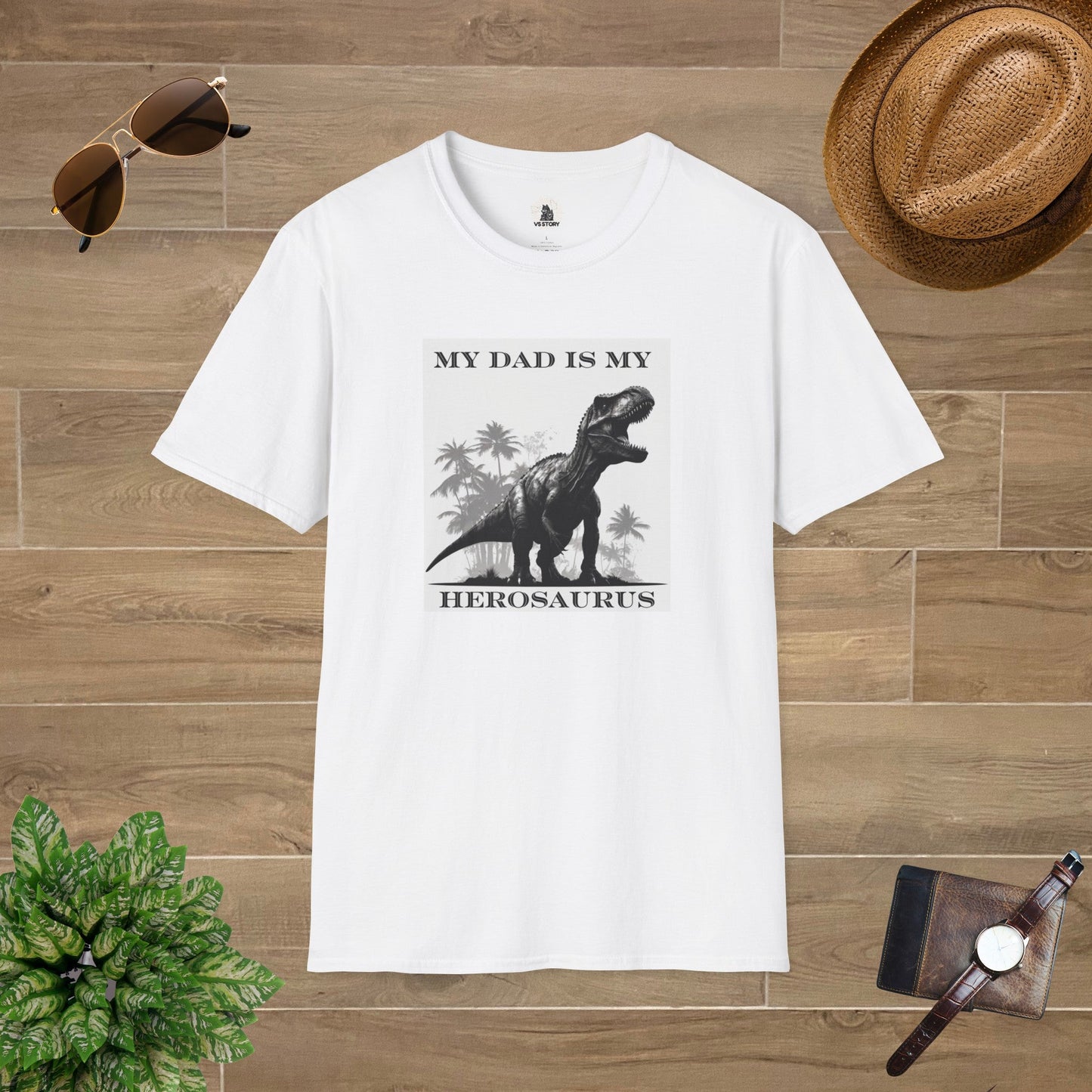 My Dad Is My Herosauraus T-Shirt