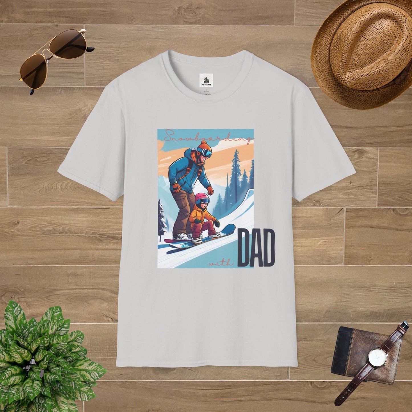 Snowboarding With Dad T-Shirt