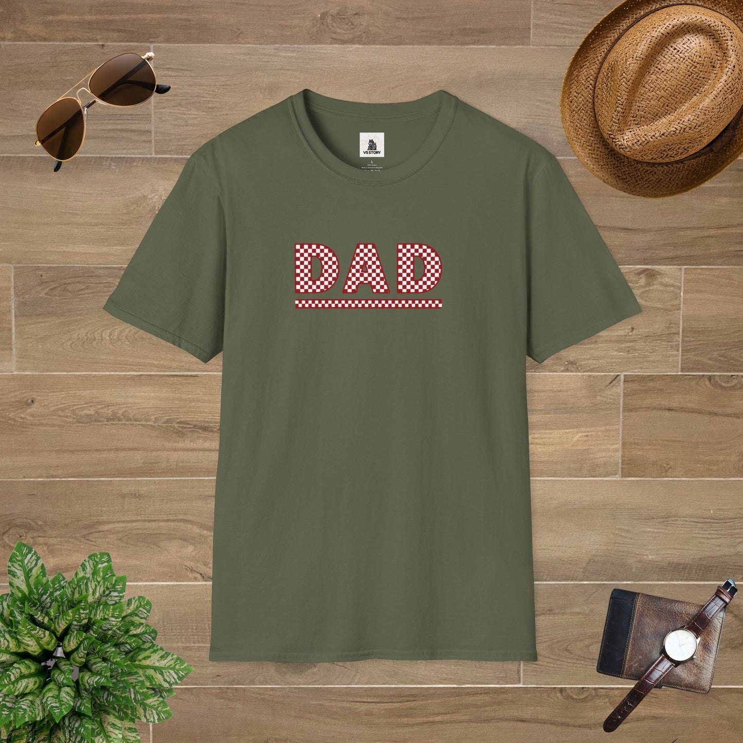 Checkered Dad T-Shirt