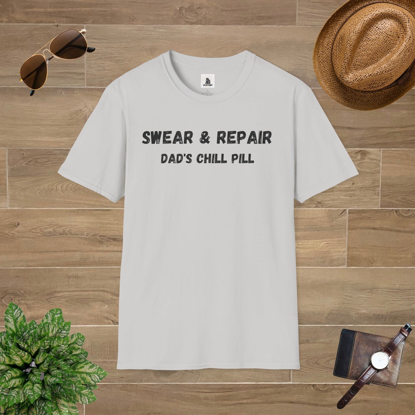 Swear And Repair Dad's Chill Pill T-Shirt