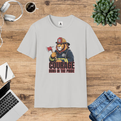Leo The Firefighter Lion T-Shirt