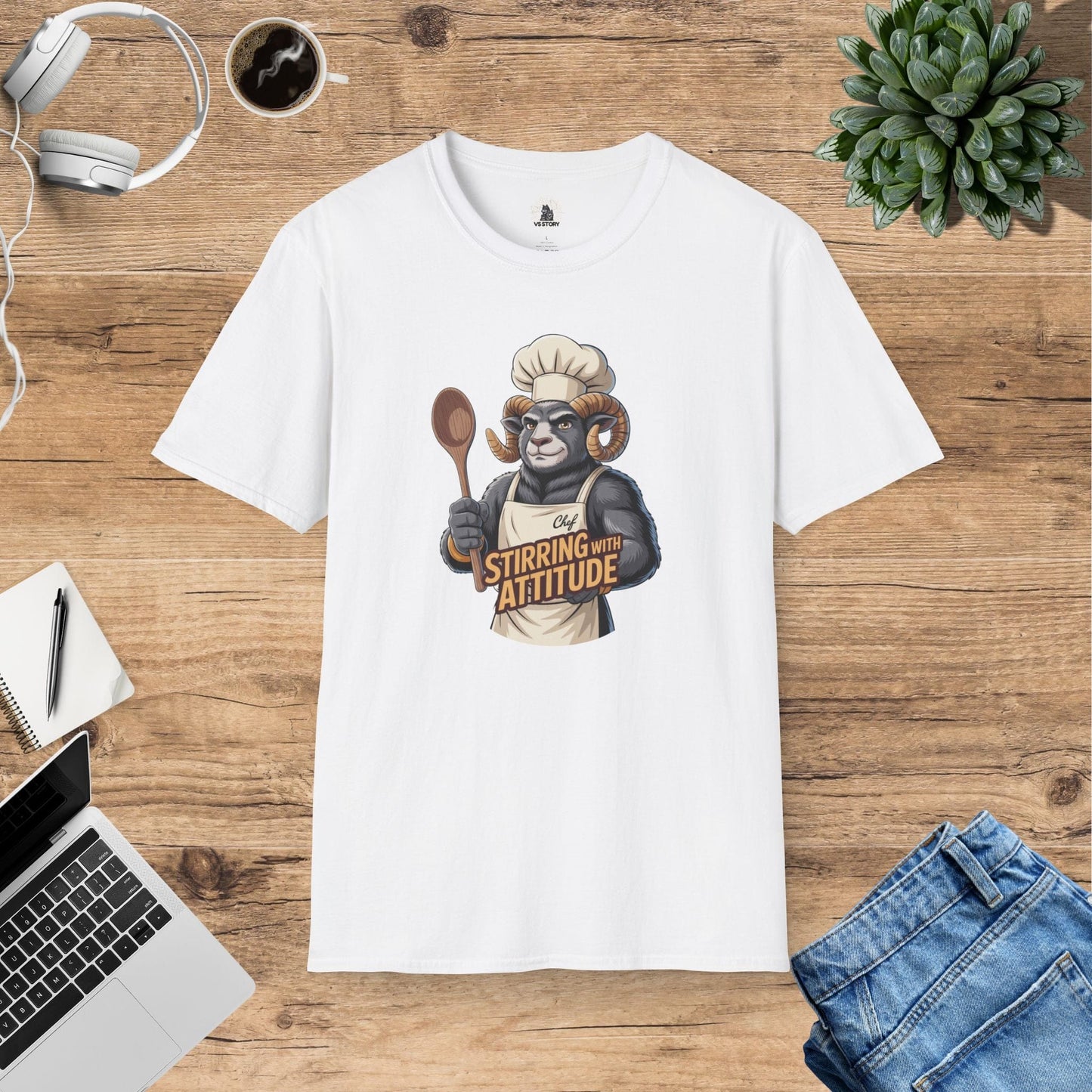 Chef Ramon The Ram - Stirring With Attitude T-Shirt