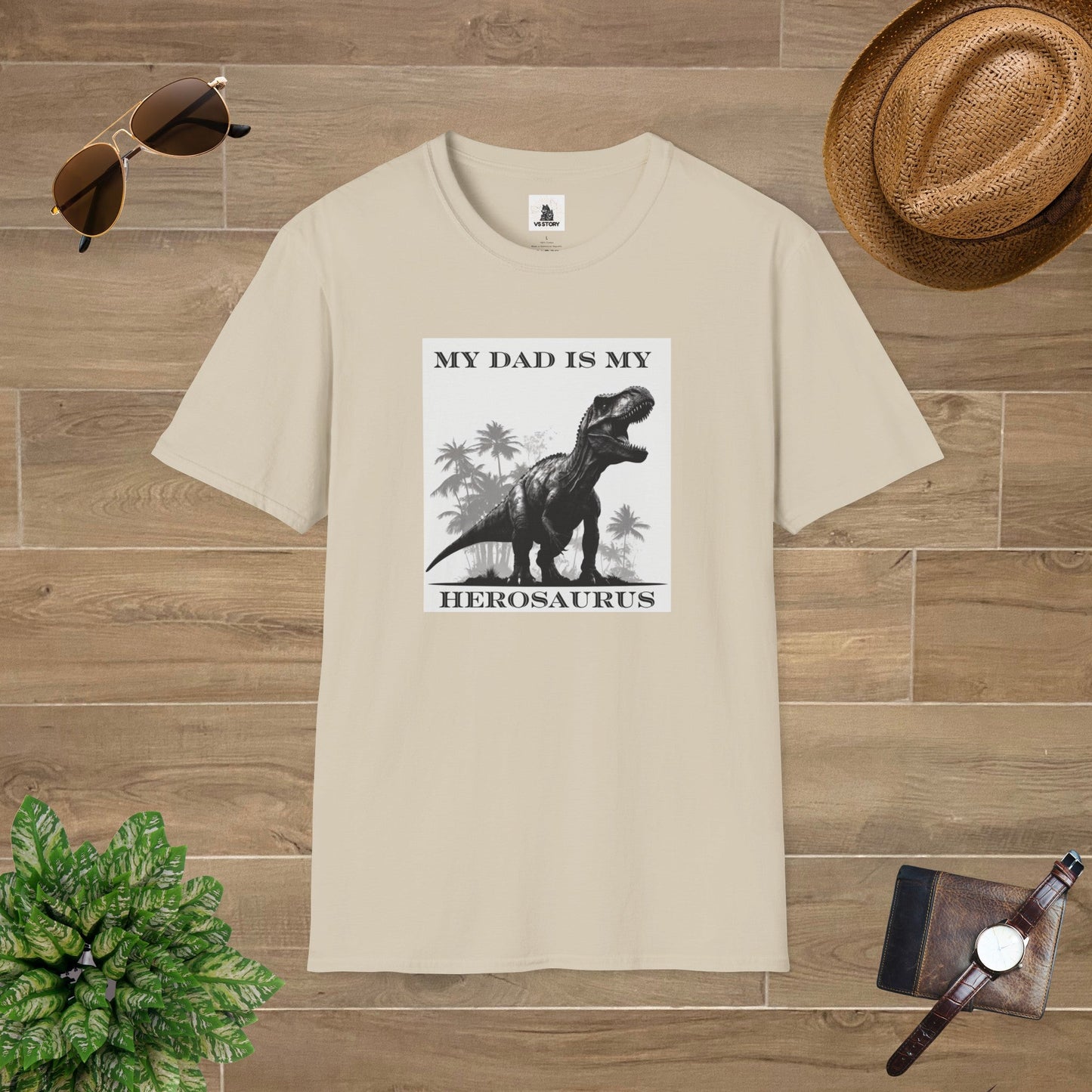 My Dad Is My Herosauraus T-Shirt