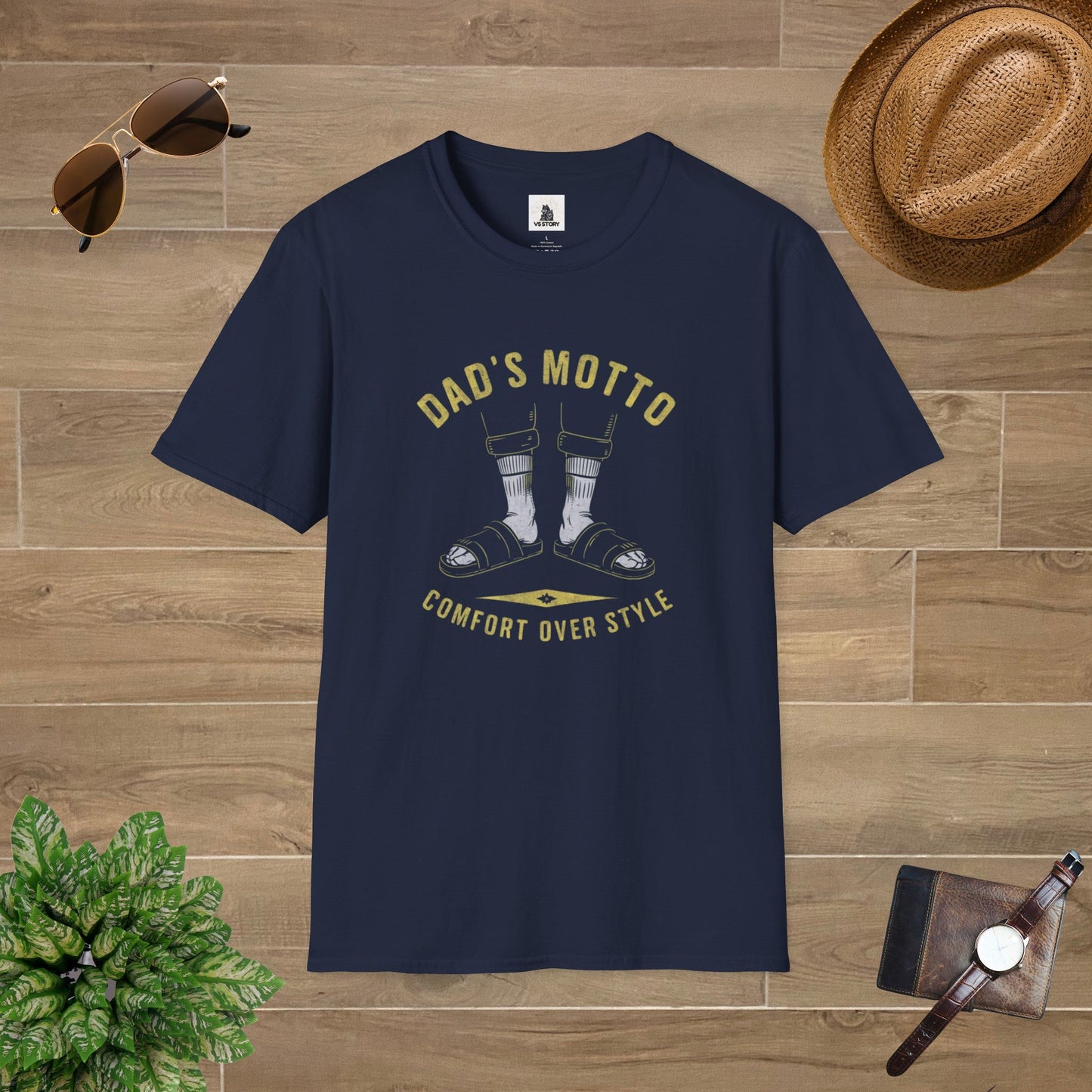 Dad's Motto Comfort Over Style T-Shirt