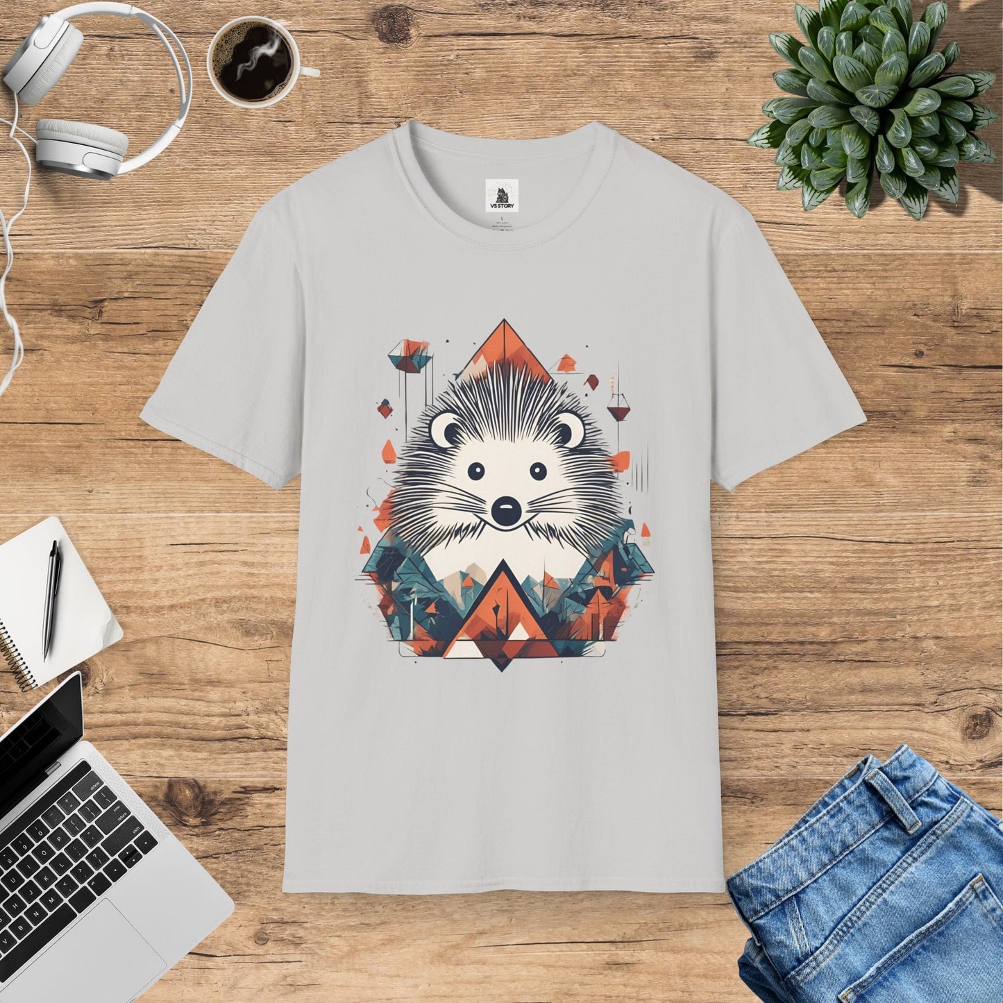 Henrietta the Happy Hedgehog - Small Joys, Big Smiles T-Shirt
