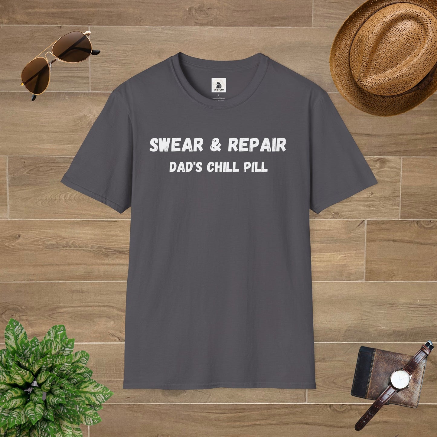 Swear And Repair Dad's Chill Pill T-Shirt