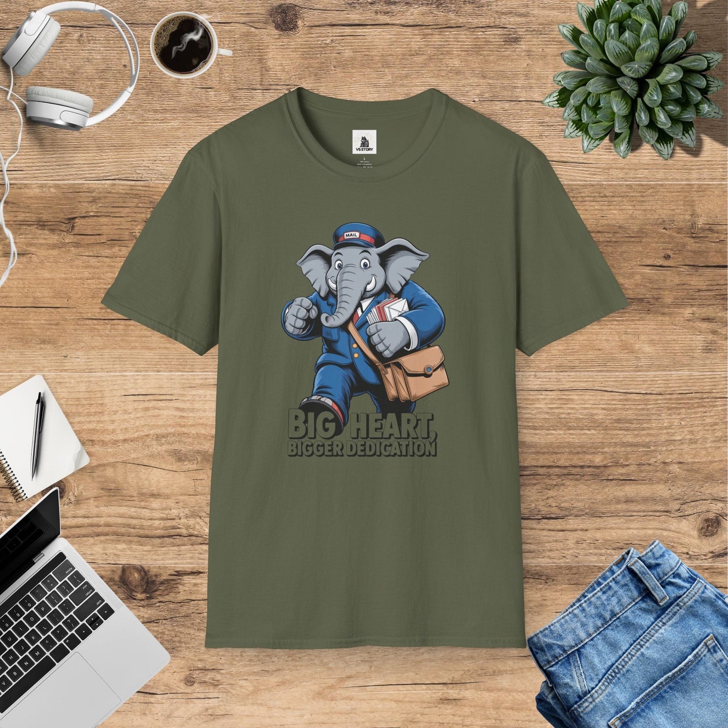 Emily The Mail Carrier Elephant T-Shirt