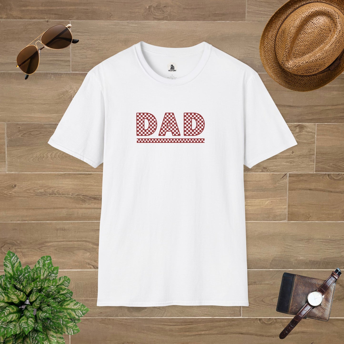 Checkered Dad T-Shirt