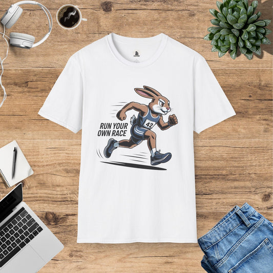 Reggie The Rabbit Marathon Runner T-Shirt