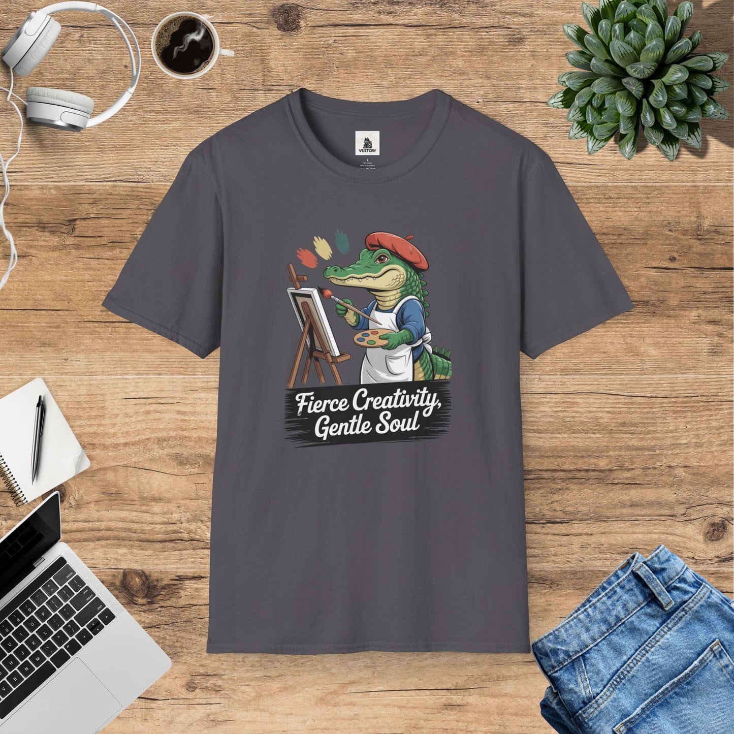Agnes The Artist Alligator T-Shirt