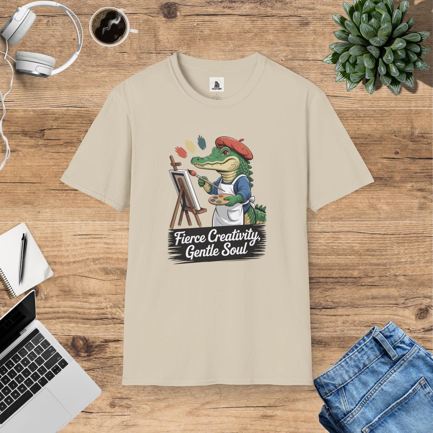 Agnes The Artist Alligator T-Shirt
