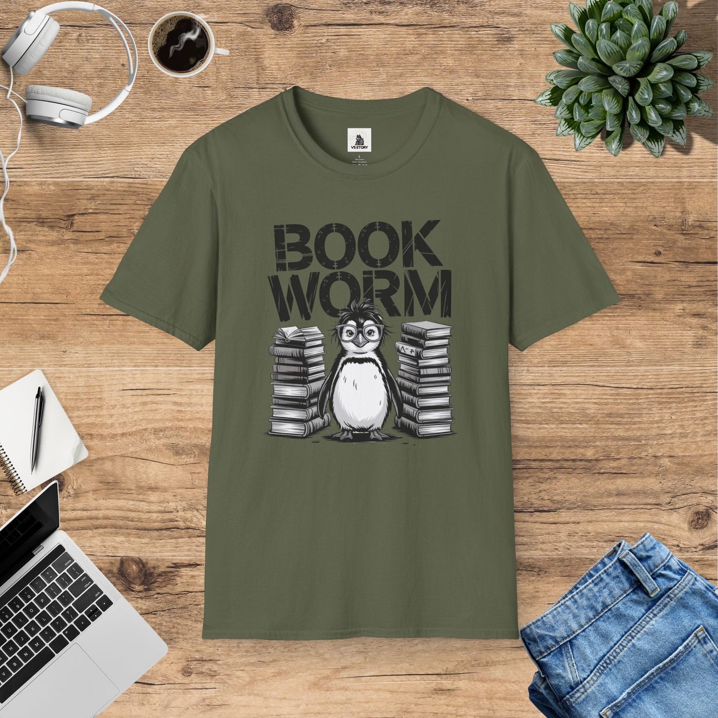 Petra The Penguin Librarian T-Shirt