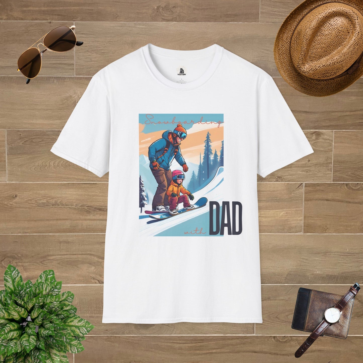 Snowboarding With Dad T-Shirt
