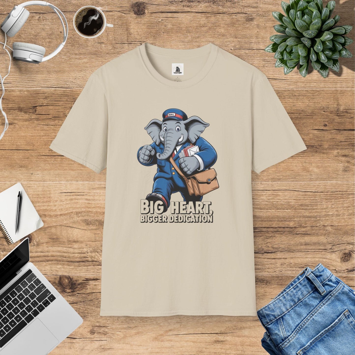 Emily The Mail Carrier Elephant T-Shirt