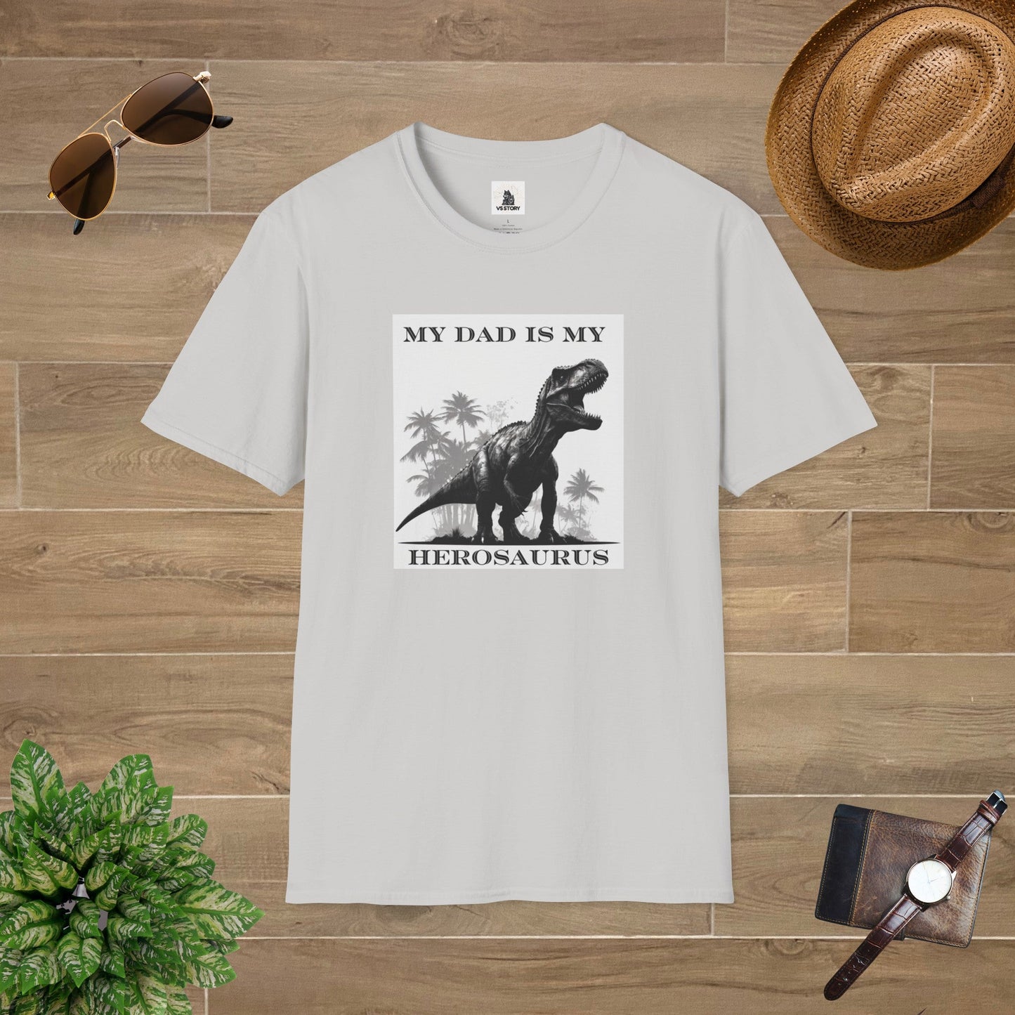 My Dad Is My Herosauraus T-Shirt