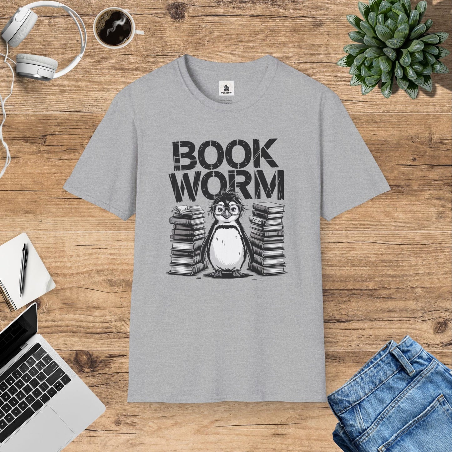 Petra The Penguin Librarian T-Shirt