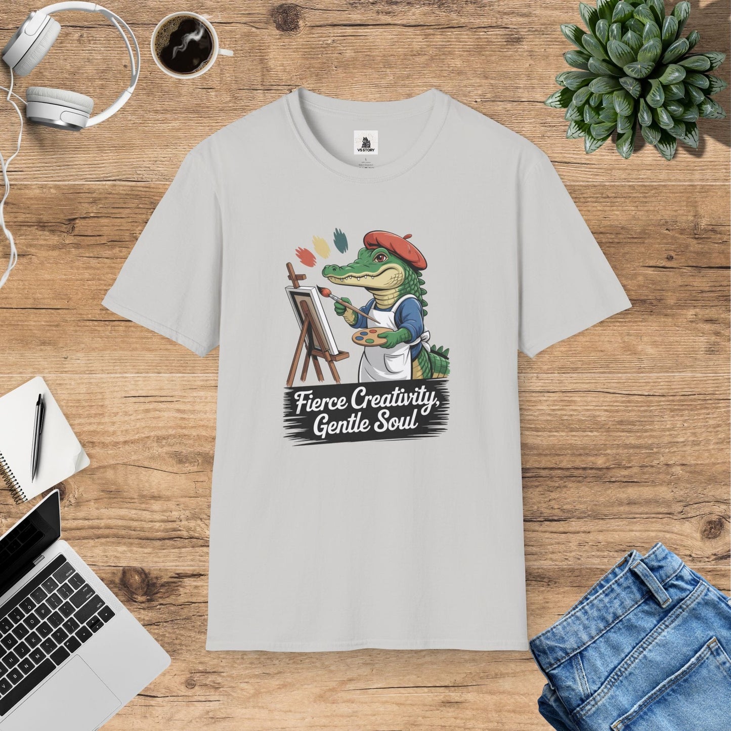 Agnes The Artist Alligator T-Shirt