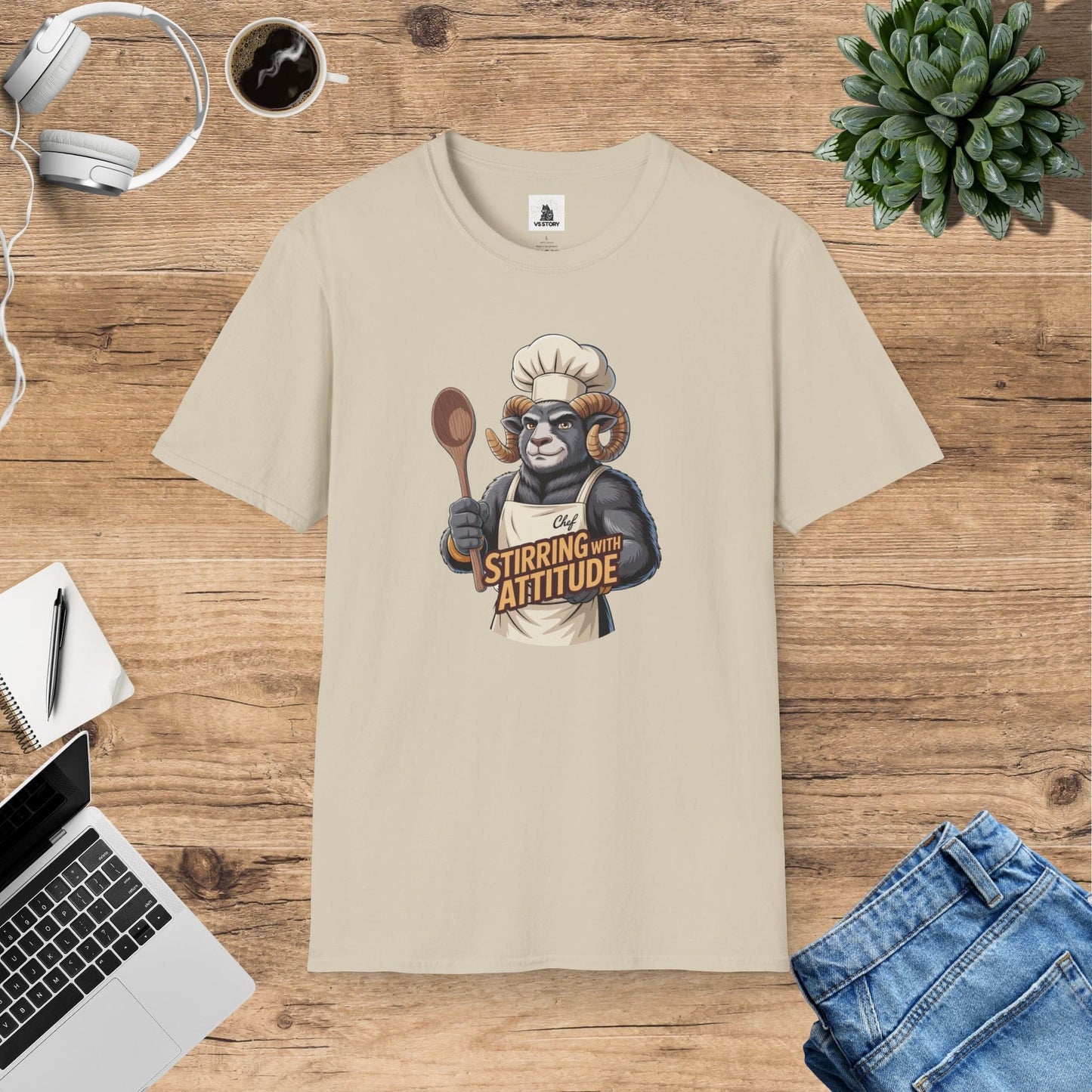 Chef Ramon The Ram - Stirring With Attitude T-Shirt