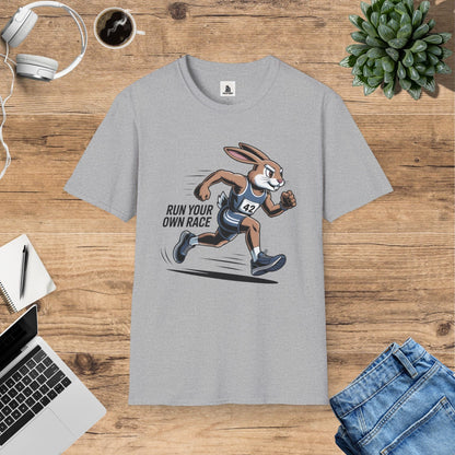 Reggie The Rabbit Marathon Runner T-Shirt