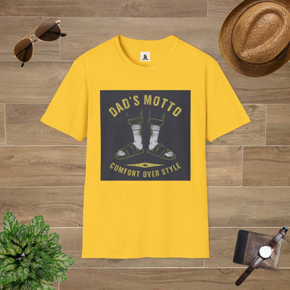 Dad's Motto Comfort Over Style T-Shirt