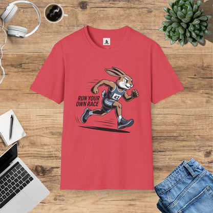 Reggie The Rabbit Marathon Runner T-Shirt