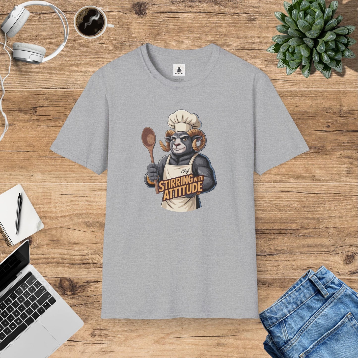 Chef Ramon The Ram - Stirring With Attitude T-Shirt