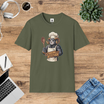 Chef Ramon The Ram - Stirring With Attitude T-Shirt