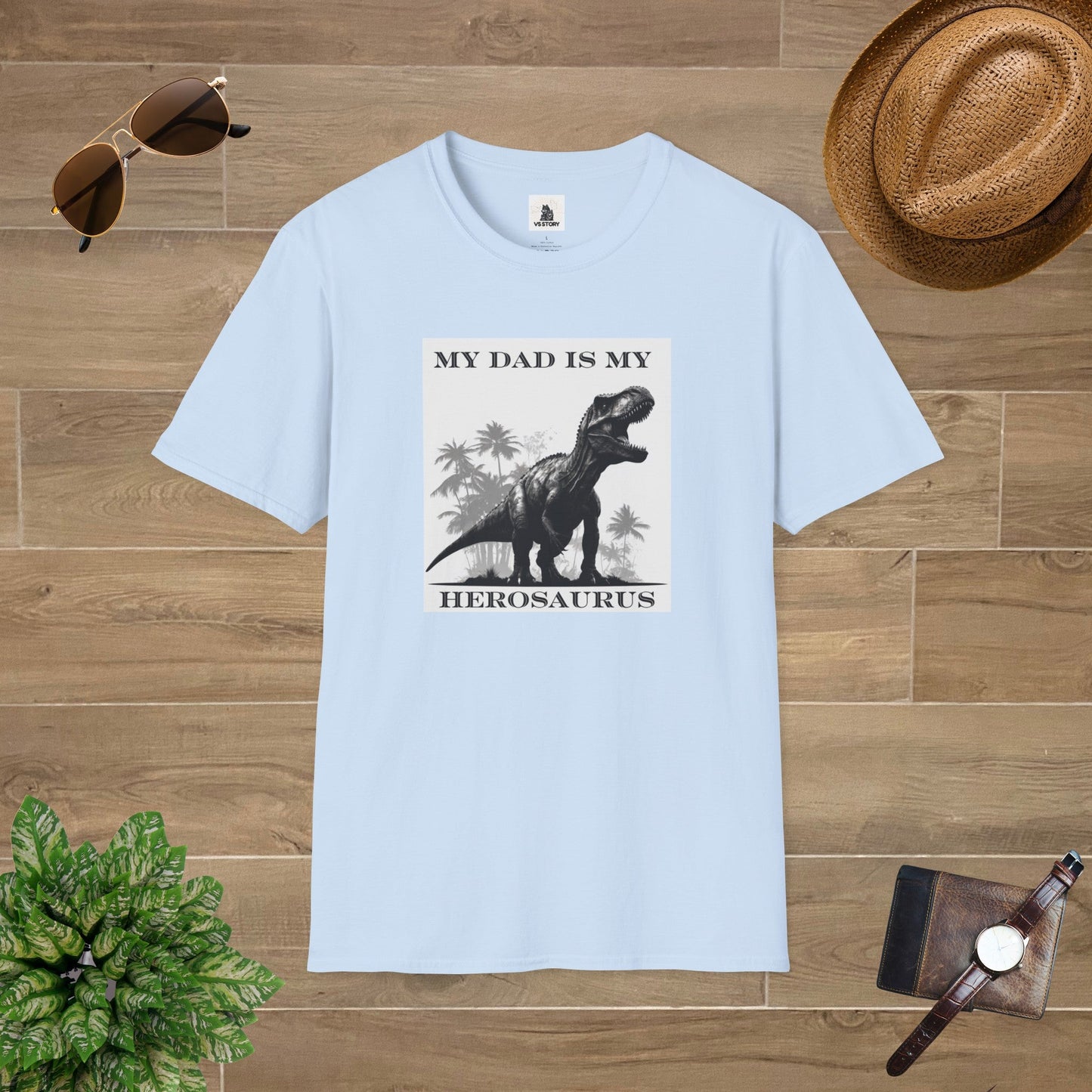 My Dad Is My Herosauraus T-Shirt