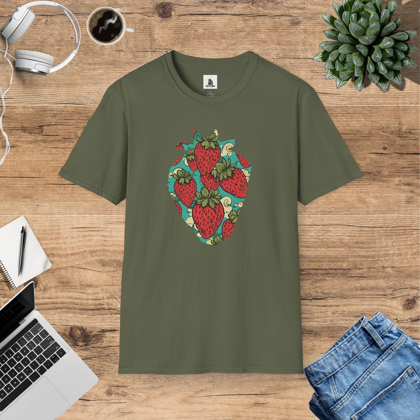 Sweet Strawberry Serenade T-Shirt
