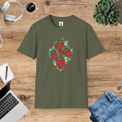 Sweet Strawberry Serenade T-Shirt