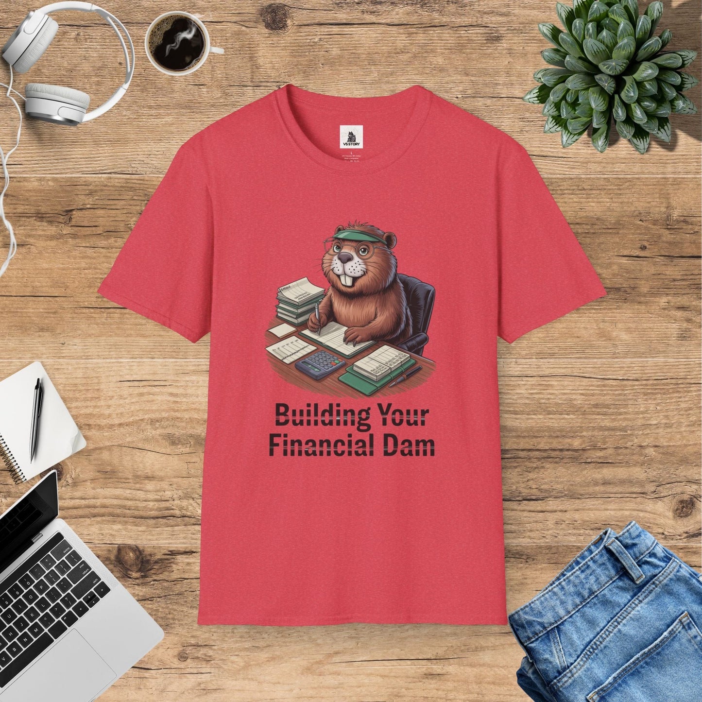 Bartholomew The Bookkeeping Beaver T-Shirt
