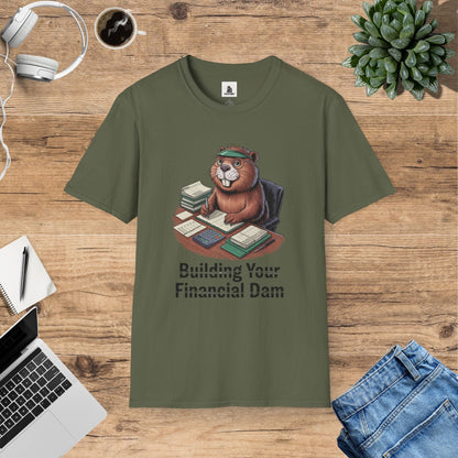 Bartholomew The Bookkeeping Beaver T-Shirt