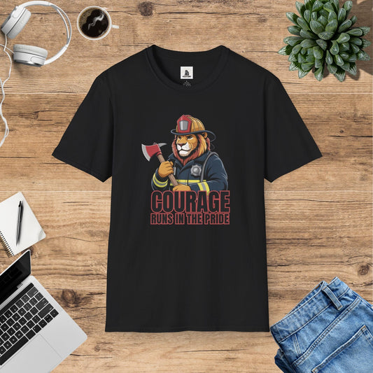 Leo The Firefighter Lion T-Shirt