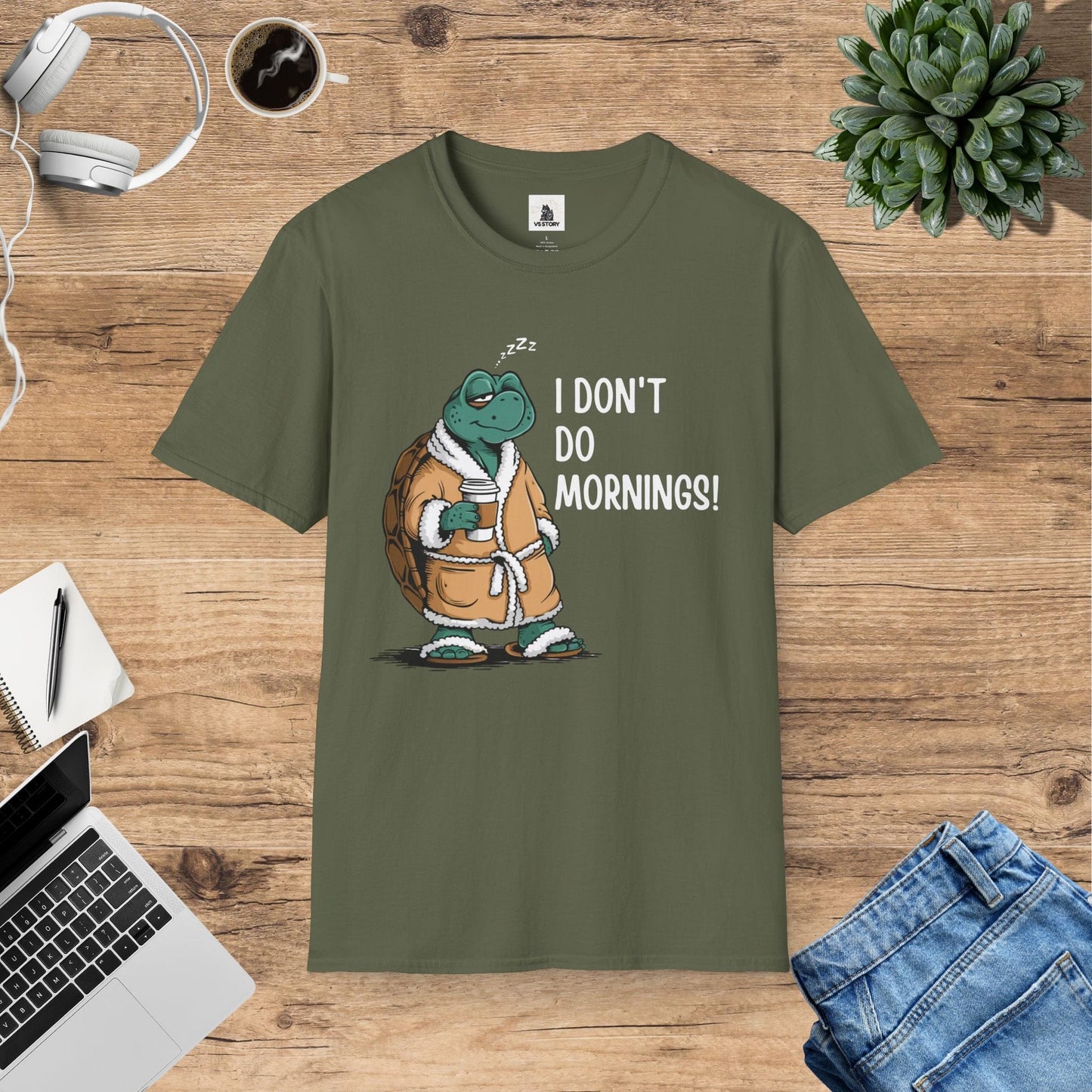 Winston the Wise Turtle - Slow Down & Enjoy Life T-Shirt