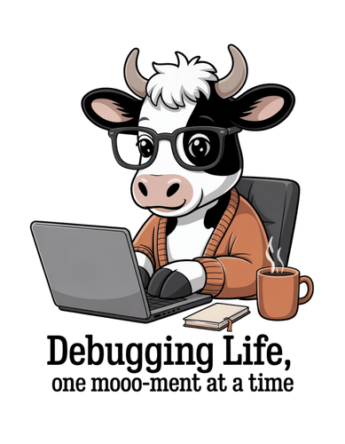 Gerald The Nerdy Cow